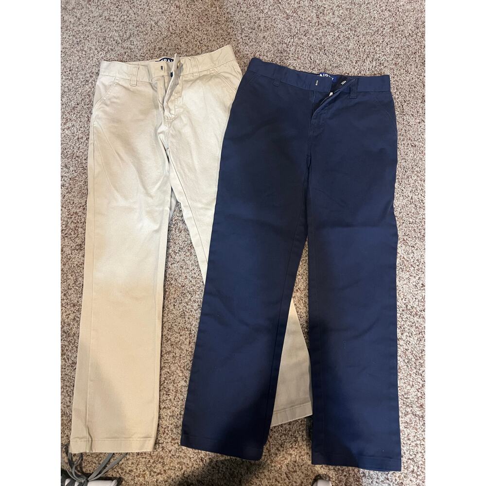 Boys Uniform Pants, JUST THE Navy, French Toast, Size 12,